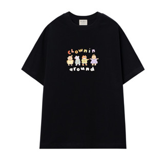 Áo thun tay lỡ form rộng unisex 100% cotton mát co giãn 2 chiều - AH2507