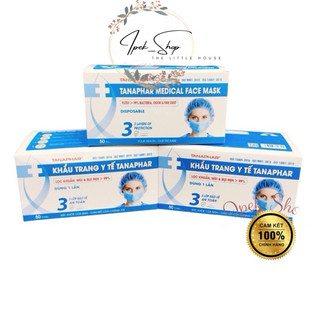 Khẩu trang y tế TANAPHAR 50 chiếc 3 lớp - Ipek_Shop