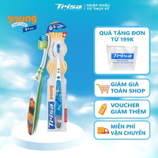 Bàn Chải Đánh Răng Trẻ Em Trisa Young Bàn Chải Dành Cho Bé Từ 6 Tuổi Trở Lên