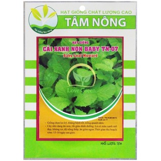 [Tâm Nông] Hạt Giống Cải Bẹ Xanh Non Baby 20G