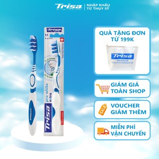 Bàn Chải Đánh Răng Dành Cho Người Hút Thuốc Lá Trisa For Smokers Giúp Làm Sạch Răng Thơm Miệng