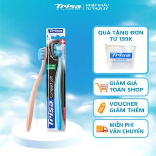 Bàn chải đánh răng trisa compact soft