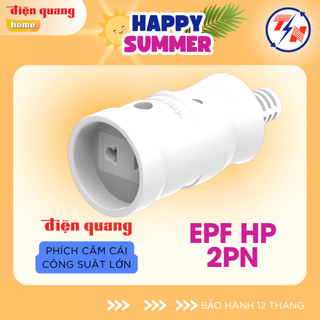 Phích cắm cái công suất lớn Điện Quang ĐQ EPF HP 2PN Màu trắng - 16A