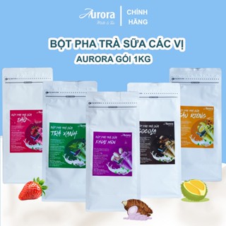 Bột Tạo Vị Pha Trà Sữa Aurora gói 1kg Các Vị Dâu, Khoai Môn... - ( Lên Màu, Lên Vị, Thanh Nhẹ )