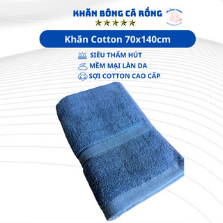  Khăn Tắm 70x140cm Cotton Mềm Mại Thấm Hút Không Ra Bông Không Phai màu. 