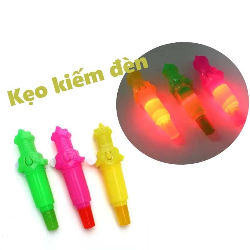 1 kẹo mút kiếm đèn phát sáng