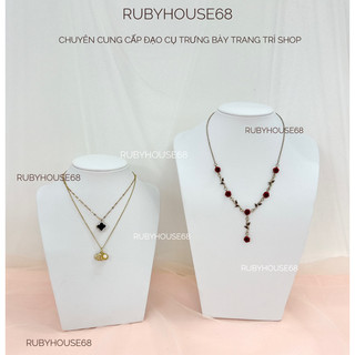 Cổ da trưng bày trang sức cho shop Rubyhouse68