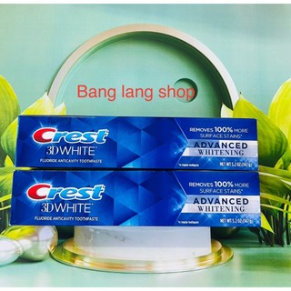 KEM ĐÁNH RĂNG CREST 3D WHITE ADVANCED WHITENING 158g