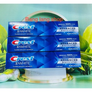 KEM ĐÁNH RĂNG CREST 3D WHITE ADVANCED WHITENING 158g