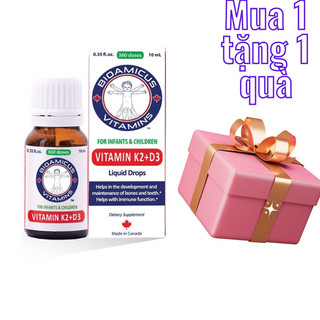 Vitamin d3k2 bioamicus - Mk7 chai 10ml giúp bé tăng hấp thu calci