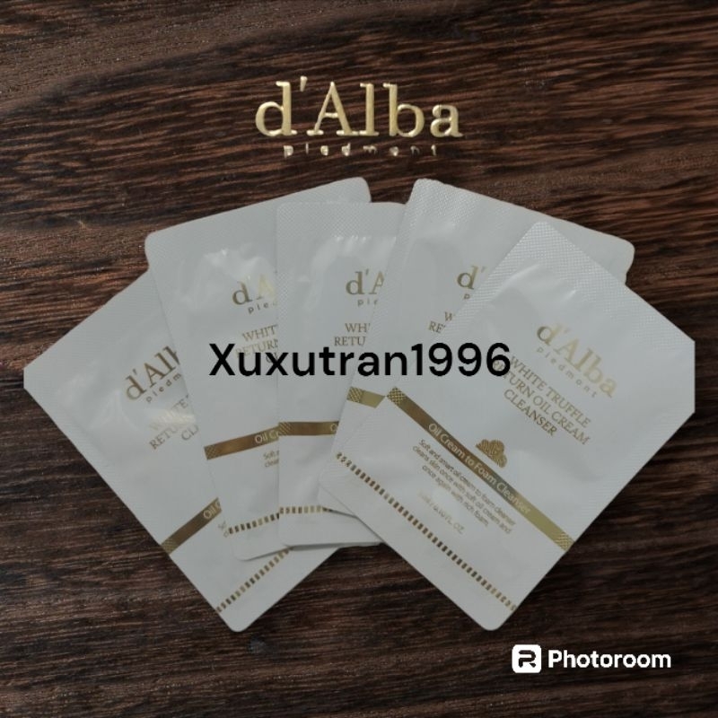 Sét 5 gói sữa rửa mặt kid du lịch D'alba 3ml*5