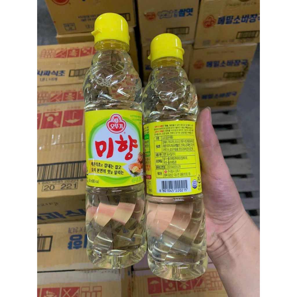 Nước làm mềm thịt , Rượu Nấu Ăn Myhang Ottogi 500L - Nhập khẩu Hàn Quốc