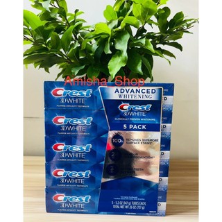 Kem đánh răng Crest 3D White Advanced Whitening (147g) của Mỹ