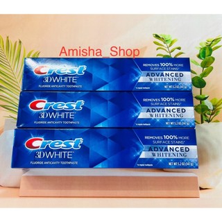 Kem đánh răng Crest 3D White Advanced Whitening (147g) của Mỹ