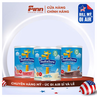   BILL MỸ AIR  Sữa Bột Pediasure Grow & Gain của Mỹ vị Vani Dâu và Chocolate 14.1Oz 400g  Hộp  