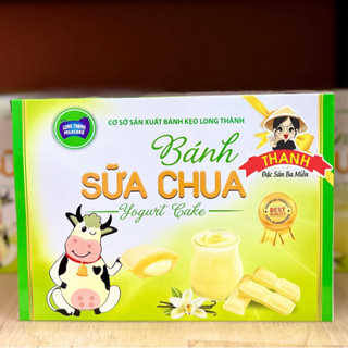 BÁNH SỮA CHUA YOGURT CAKE LONG THÀNH  MilkCake 200Gram/ hộp Đặc Sản Bò Sữa Long Thành