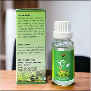 Tinh dầu Lợi An _hàng  chuẩn( kèm quà)