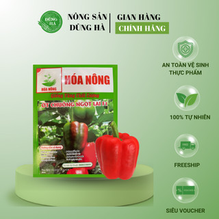 Hạt Giống Ớt Ngọt Đỏ (CHUÔNG ĐỎ), tỷ lệ nảy mầm cao, ớt chuông tươi ngon bổ dưỡng