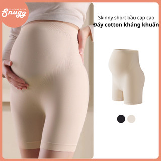 Quần bầu mặc trong váy, skinny short cạp cao đáy cotton kháng khuẩn Snugg - SNU2217