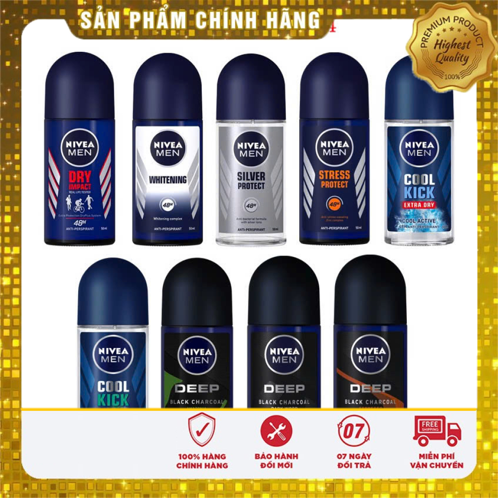 Lăn khử mùi Nivea Nam 50ml