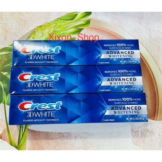 Kem đánh răng Crest 3D White Advanced Whitening (158g) của Mỹ