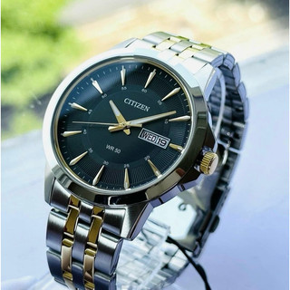 Đồng hồ nam dây thép citizen quartz bf2018 52h