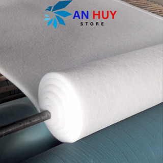 Bông gòn tấm Polyester 1cm , 2cm chần chăn, túi, handmade, lót cây...