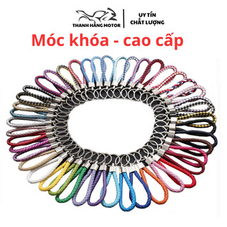 Móc chìa khóa dây da pu thời trang b7 unisex
