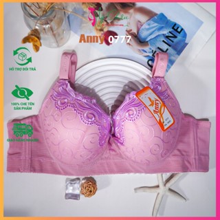  Áo ngực bigsize Cúp D Thái Lan Anny 0777 Áo lót bigsize có gọng mút mỏng phối ren,Bản lưng rộng Quả to và sâu 