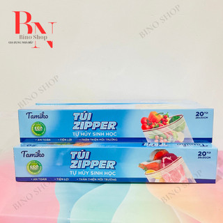 Combo 10 Hộp Túi Zipper Đựng Thực Phẩm Có Khóa Nhiều Size