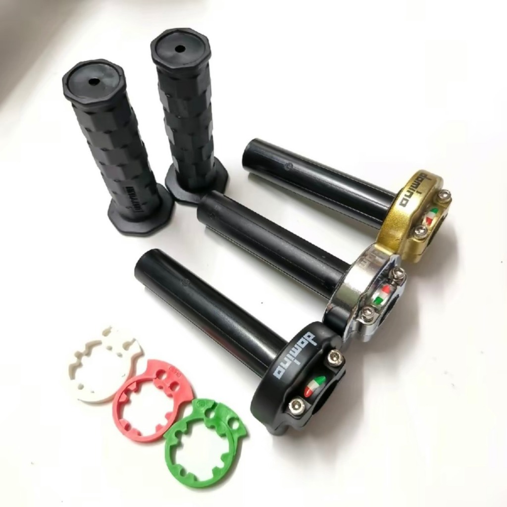 Cùm Tăng Tốc Domino Fz 2 Dây Ga Kèm Bao Tay Wave Sirius Exciter Winner Satria Vision