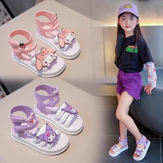 Dép sandal cho bé gái chiến binh chất cao su thơm [SDG86]