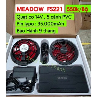 Áo điều hoà pin 35.000mh made in japan quạt 14v