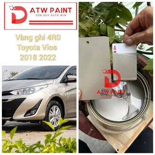 Màu vàng ghi 4r0 toyota vios 14_23 - sơn ô tô 1k lon 500g