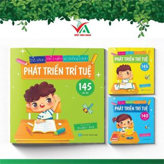 Sách - Bộ 3 Cuốn Sách Rèn Luyện Trí Thông Minh - Phát Triển Trí Tuệ - Dành Cho Trẻ 2-4, 4-5 Và 5-6 Tuổi