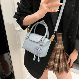 Túi xách nữ thời trang Báo Store túi đeo chéo xách tay chất da Size 20cm kèm gấu bông - TXN014