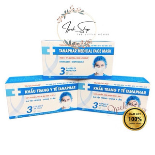 Khẩu trang y tế TANAPHAR tiệt trùng 1 chiếc/ túi riêng( 20 chiếc/ hộp) - Ipek_Shop