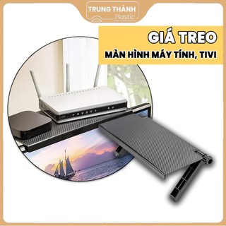 Giá Kệ Để Đồ Gác Trên Màn Hình Máy Tính Tivi Lắp Đặt Đơn Giản Chắc Chắn Tiện Lợi Trung Thành Plastic