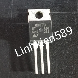 Mosfet 80nf70 80n70 to-220 80a 70v mới 100%