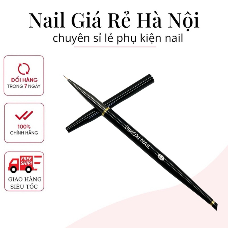Cọ vẽ nét,vẽ móng Dingxi Nail số 01(7mm)