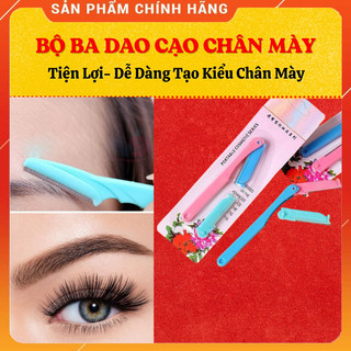 Bộ 3 Dao Cạo Lông Mày Tinkle