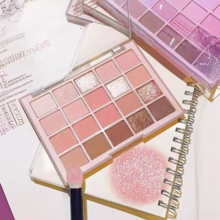Phấn mắt ErshiQi, bảng phấn mắt 20 ô tông hồng hot trend bảng mắt nội địa trung C25 - Sammi beauty