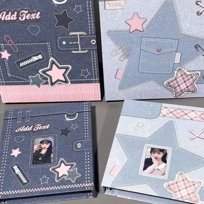 Patavinity A5 Photocard Binder Collect Book, Album Shell Star Cowboy Idol Album ảnh