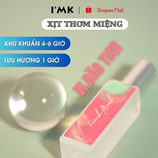 Xịt Thơm Miệng Vị Đào Tươi Khử Khuẩn 4-6 Giờ Lưu Hương 60 Phút Chính Hãng I'MK