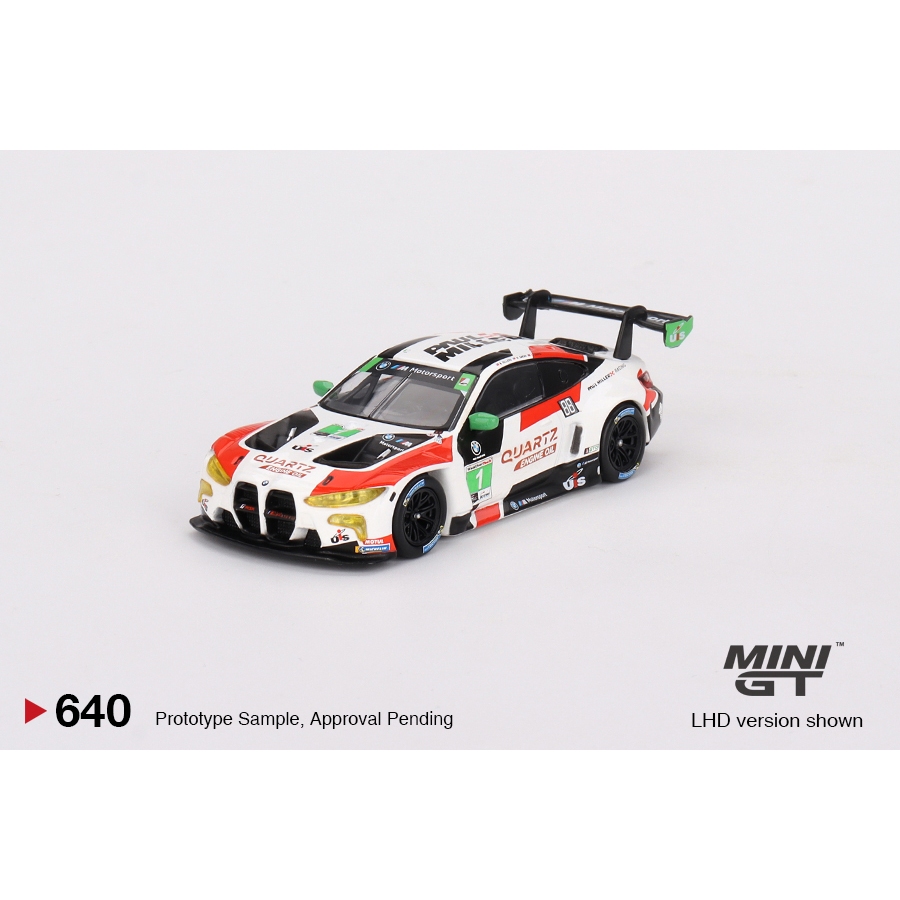 MÔ HÌNH 1:64 MINI GT - BMW M4 GT3 #1 Paul Miller Racing, IMSA 2023 Sebring 12 Hrs. GTD Winner