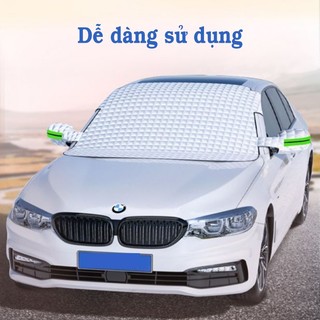  Tấm bạt che chắn nắng ngoài kính lái xe ô tô và hông xe và gương chiếu hậu LOẠI 5 LỚP HÀNG LOẠI1 TRÁNG NHÔM PE DuPont918 