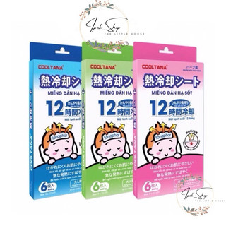 Miếng Dán Hạ Sốt COOLTANA 6 miếng/ hộp - Ipek_Shop