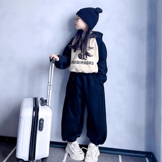  Bộ đồ nỉ gồm Quần và Áo in số 1981 phong cách cool ngầu cho bé Gái Set chất nỉ tàu size 9-55kg 