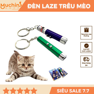 Đèn laze cho mèo - Đèn lazer trêu mèo - Bút ChiếU Laser Lazer 2 Trong 1 - Muchinshop