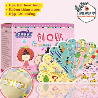 Băng keo cá nhân, băng keo cá nhân có hình dễ thương (4 miếng) - băng keo cá nhân